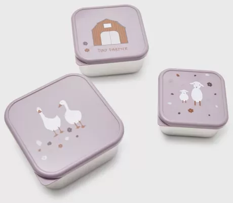 Lässig SNACKBOX SET - Brotdose - lilac/lila - Zalando.de