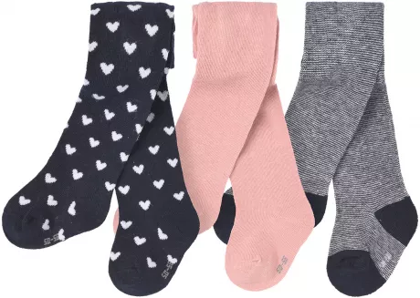 3 Baby Strumpfhosen mit Bio-Baumwolle | Ernsting's family