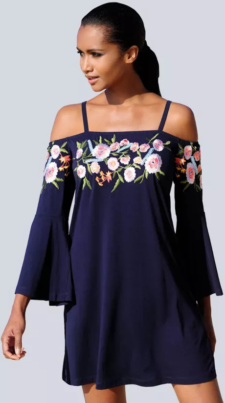 Alba Moda Strandkleid mit aufwändiger Stickerei | Alba Moda