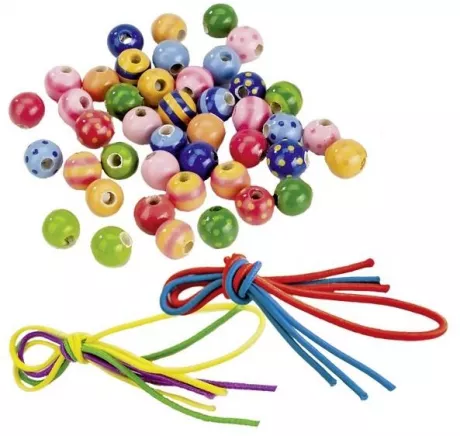 Holzperlen zum Auffädeln