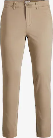 JACK & JONES Lærredsbukser 'Marco Bowie' i Camel | ABOUT YOU