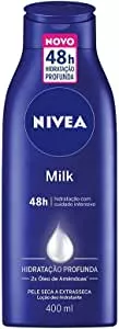 NIVEA Loção Hidratante Milk Pele seca a extrasseca 400ml | Amazon.com.br