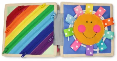 Jolly Designs Magischer Vogel - 6 Seiten Mini Quiet Book - Baby Kochs GmbH & Co.