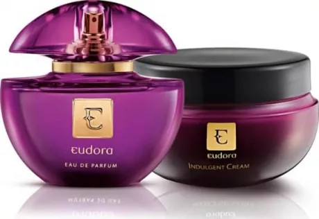 Combo Eudora Roxo: Eau de Parfum 75ml+ Creme Acetinado Corporal 250g | Eudora