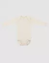 Baby Body langarm - Bio Merinowolle natur | DILLING