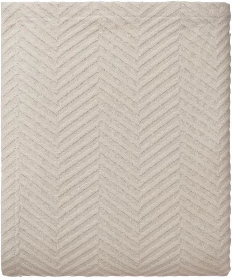 Baumwoll-Tagesdecke Lixa, Beige, 100% Baumwolle | URBANARA
