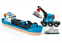 Brio Containerschiff mit Kranwagen kaufen - Spielwaren | Thalia