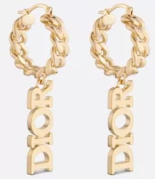 Dio(r)evolution Earrings Gold-Finish Metal | DIOR