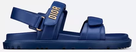 Dioract Sandal Royal Blue Lambskin | DIOR