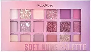 Paleta De Sombra Soft Nude Ruby Rose Hb 1045 | Amazon.com.br