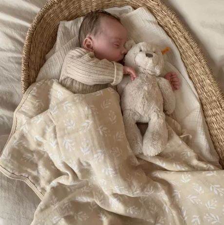 Babydecke | Floral Sand | 29,90€