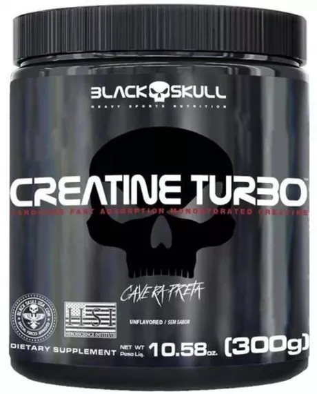 Creatine Turbo 300g Black Skull - Natural