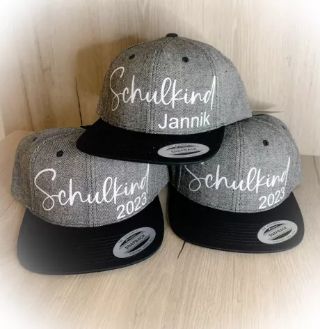 Cappy Cap Basecap personalisiert mit Name für Schulkind Big - Etsy.de