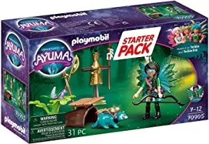 PLAYMOBIL Adventures of Ayuma 70905 Starter Pack Knight Fairy mit Waschbär