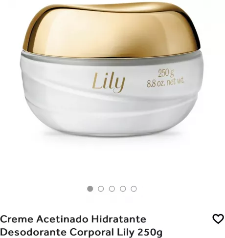 Hidratante desodorante Lily