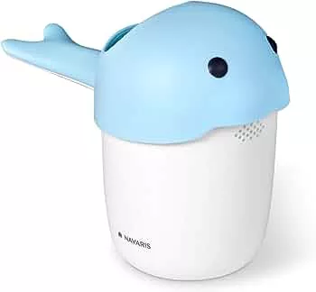 Navaris Baby Kinder Haarwaschbecher Badebecher - Becher Eimer zum Haare Waschen - für Haarwäsche von Kindern - Haarwaschhilfe für Babys : Amazon.de: Baby