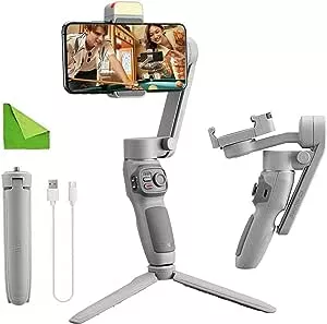EACHSHOT Zhiyun Smooth Q3 3 Axis Smartphone Handheld Gimbal Estabilizador para iPhone 12 11 Pro Xs Max Xr X 8 Plus 7 6 SE Android Celular Smartphone YouTube Vlog Live Video Kit | Amazon.com.br