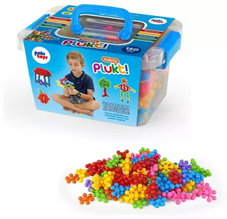 Maleta Plukt Monta Monta 150 Peças - Paki Toys | MercadoLivre