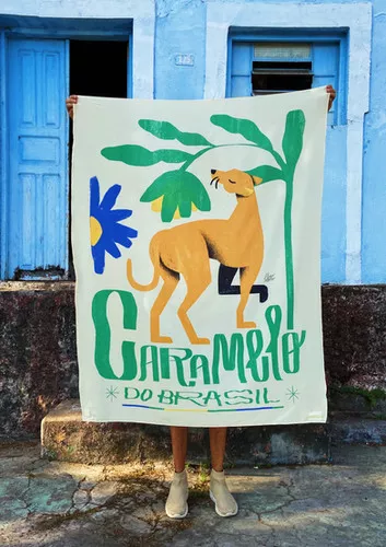Bandeira/Canga CARAMELO DO BRASIL | Hugo Alberto