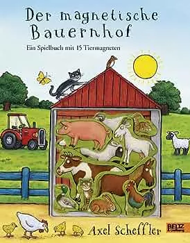 Der magnetische Bauernhof: Ein Spielbuch mit 15 Tiermagneten : Scheffler, Axel, Macmillan Children's Books, Scheffler, Axel, Gelberg, Barbara: Amazon.de: Bücher