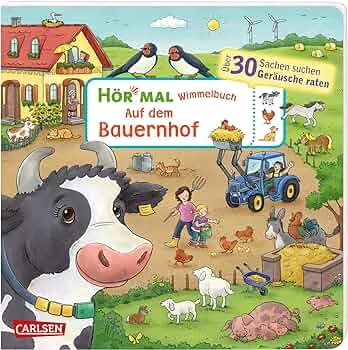 Hör mal (Soundbuch): Wimmelbuch: Auf dem Bauernhof: Zum Hören, Suchen und Mitraten ab 2,5 Jahren. Ein wimmeliger Mitmachspaß : Hofmann, Julia, Görtler, Carolin: Amazon.de: Spielzeug