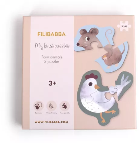 Filibabba Meine ersten Puzzlespiele - Little Pippa | Der Miniexperten