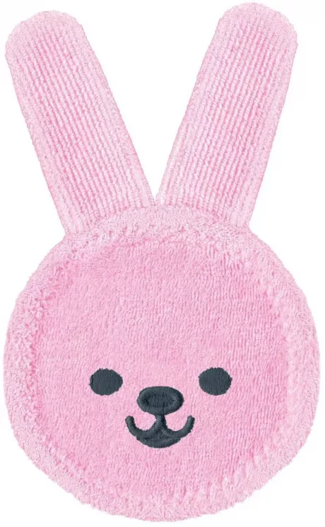 Luva Oral Care Rabbit Rosa | Grão de Gente