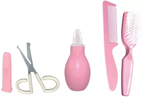 Kit Cuidados Recém Nascido Rosa | Grão de Gente