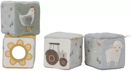 Stoffwürfel Set Little Farm