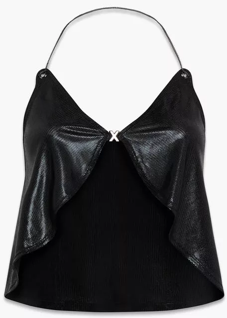 Chain Reaction Cami in Black | SAVAGE X FENTY