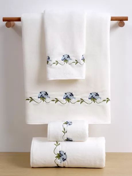 1 peça bordado floral Toalha de banho ou moderno tecido bordado Toalha de banho para banheiro
