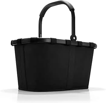 reisenthel carrybag in Schwarz - Stabiler Einkaufskorb mit viel Stauraum und praktischer Innentasche - Elegantes und wasserabweisendes Design : Amazon.de: Küche, Haushalt & Wohnen