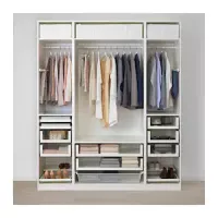 PAX Kleiderschrank - wei- IKEA