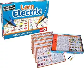 Noris 606013711 Lern Electric Der Lernspiel-Klassiker was passt zusammen, Es blinkt, wenn's stimmt, ab 6 Jahren: Amazon.de: Spielzeug