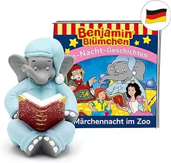 tonies Hörfiguren für Toniebox, Benjamin Blümchen – Die Märchennacht im Zoo, Hörspiel mit Gute-Nacht-Geschichten für Kinder ab 3 Jahren, Spielzeit ca. 44 Minuten: Amazon.de: Spielzeug