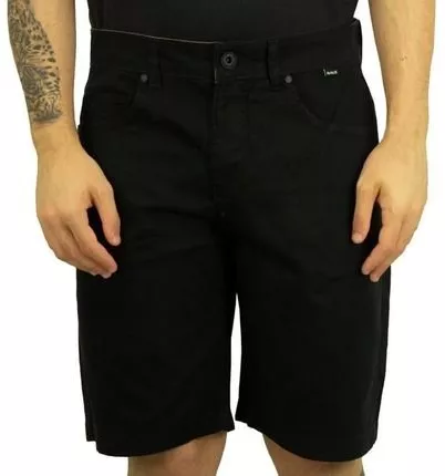 Bermuda Hurley Walk Lock Masculina Preto - 44