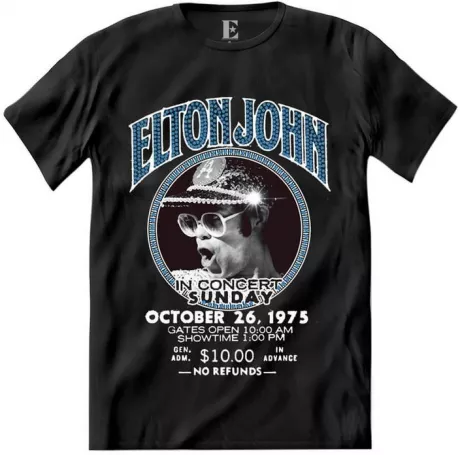 Camiseta Elton John - In Concert Diamante Tee | Universal Music Store
