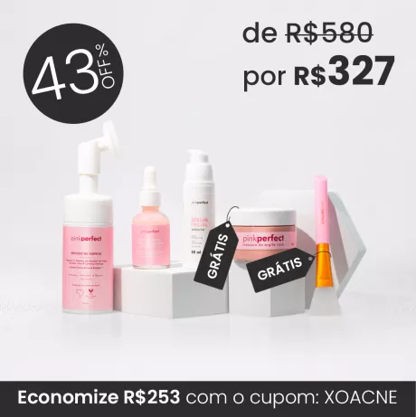 Kit 3 Passos contra a Acne Adulta – PinkPerfect