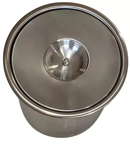 Repuxo Inox cesto lixeira de embutir inox 5 litros | Frete grátis