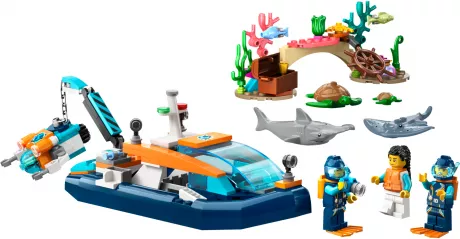 Meeresforscher-Boot 60377 | City | Offizieller LEGO® Shop DE