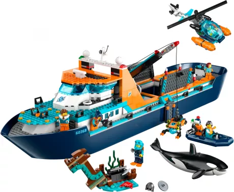 Arktis-Forschungsschiff 60368 | City | Offizieller LEGO® Shop DE