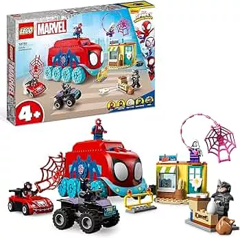 LEGO Marvel Spideys Team-Truck, Spielzeug für Kinder ab 4 Jahren mit Miles Morales und Black Panther