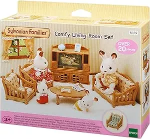 Conjunto Sala De Estar Confortável Sylvanian Families Multicor : Amazon.com.br: Brinquedos e Jogos