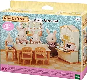 Conjunto Sala de Jantar Classica Sylvanian Families Multicor : Amazon.com.br: Brinquedos e Jogos