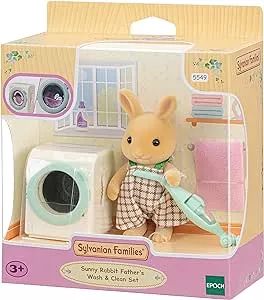 Sylvanian Families CONJ. LAVAGEM E LIMPEZA - PAPAI COELHO RAIO DE SOL : Amazon.com.br: Brinquedos e Jogos