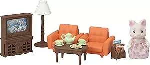 Conjunto Sala De Estar Com Irmã Gato Primavera Sylvanian Families Multicor : Amazon.com.br: Brinquedos e Jogos