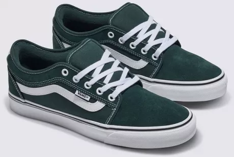 Tênis Skate Chukka Low Sidestripe Green Gables True White | Vans