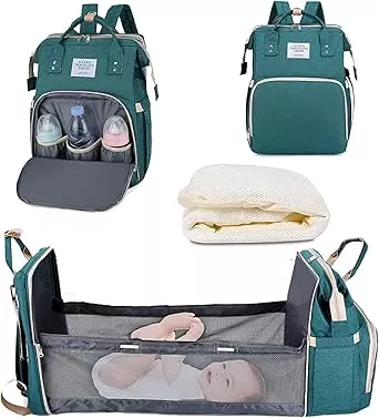 mochila bolsa maternidade termica que vira berco multifuncoes impermeavel : Amazon.com.br: Bebês