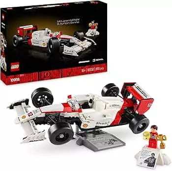 LEGO Icons McLaren MP4/4 & Ayrton Senna Modellauto Set