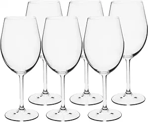 Haüskraft, Gastro, 56077, Bohemia Conjunto de 6 Taças Bordeaux, Transparente | Amazon.com.br